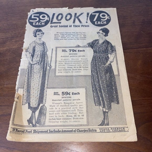 Vintage Sears Roebuck CO 1919 CatalogThe Bargin Counter Bulletin Advertisement - Picture 1 of 7